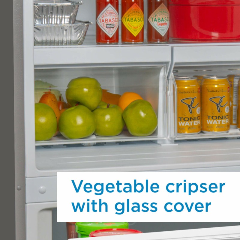 Danby Designer 18.7 cu. ft. Apartment Fridge Bottom Mount in Stainless Steel