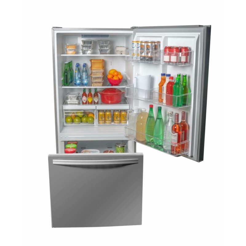 Danby Designer 18.7 cu. ft. Apartment Fridge Bottom Mount in Stainless Steel