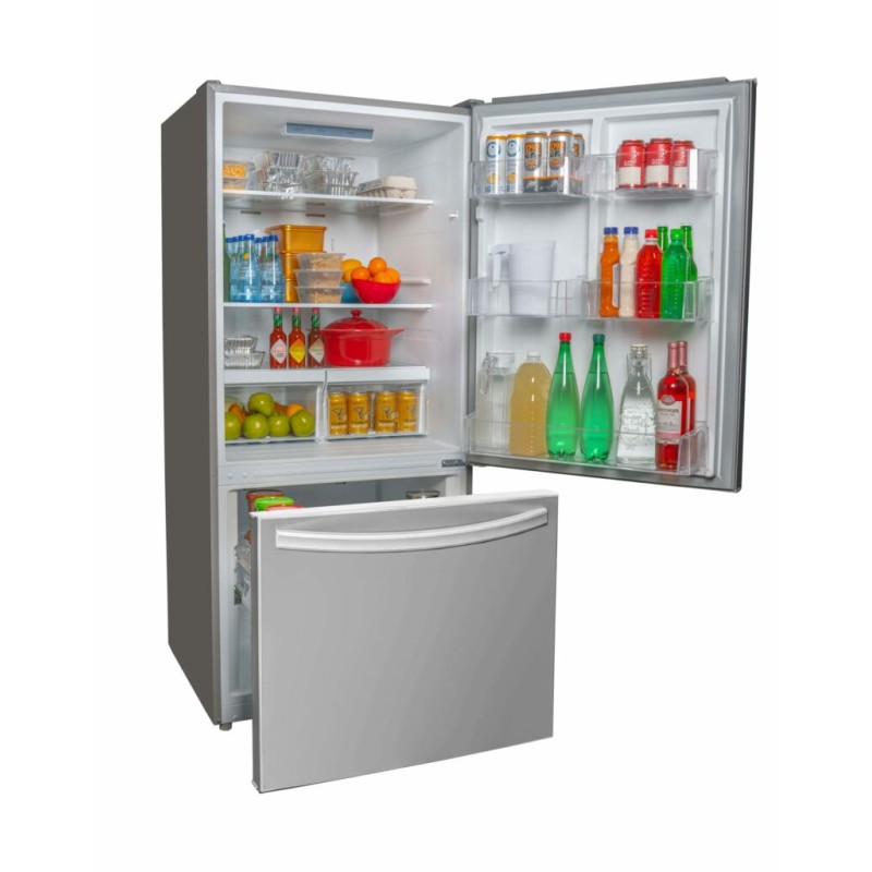 Danby Designer 18.7 cu. ft. Apartment Fridge Bottom Mount in Stainless Steel