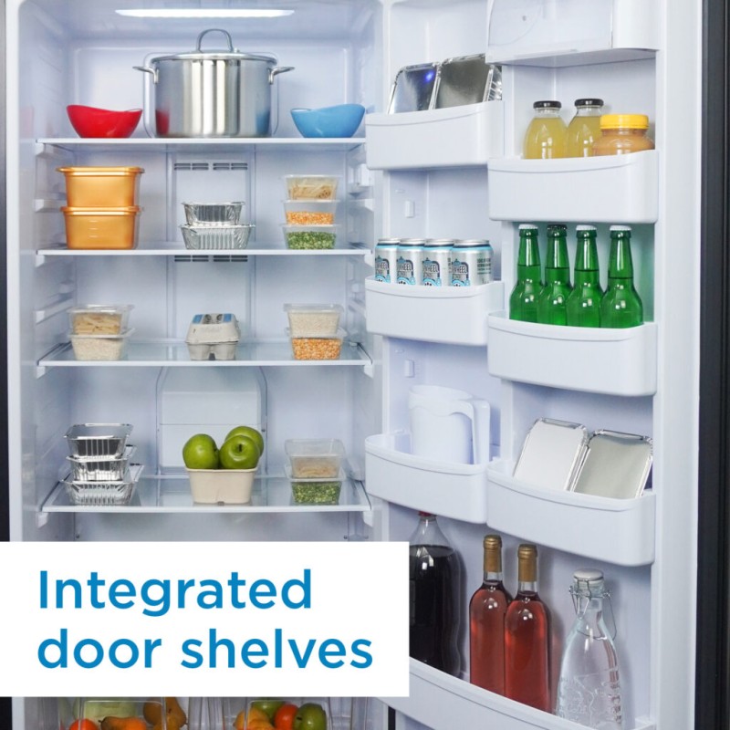 Danby Designer 17.0 cu. ft. Apartment Size Fridge in Stainless Steel