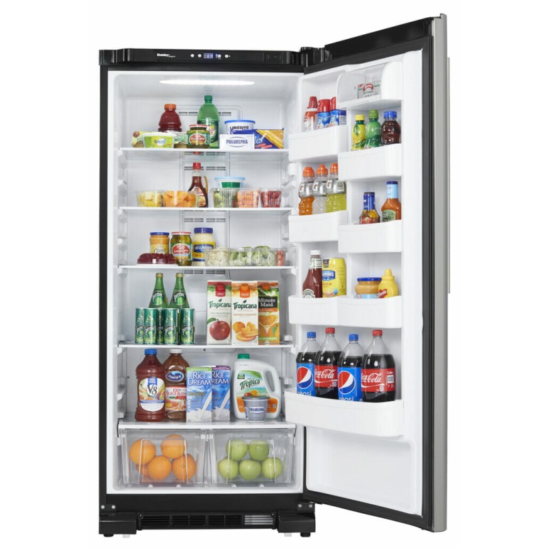 Danby Designer 17.0 cu. ft. Apartment Size Fridge in Stainless Steel