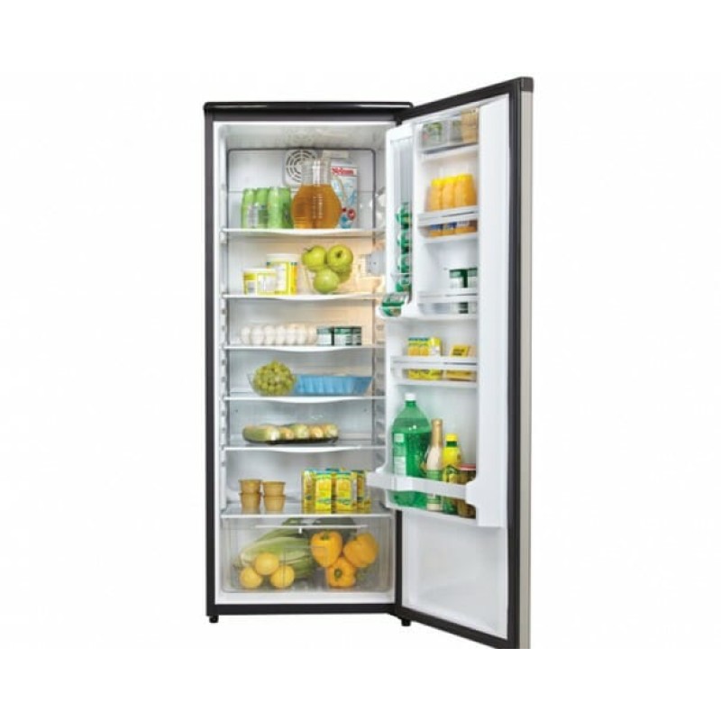Danby Designer 11.0 cu. ft. Apartment Size Fridge in Stainless Steel