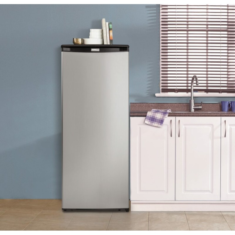 Danby Designer 8.5 cu. ft. Upright Freezer in Stainless Steel