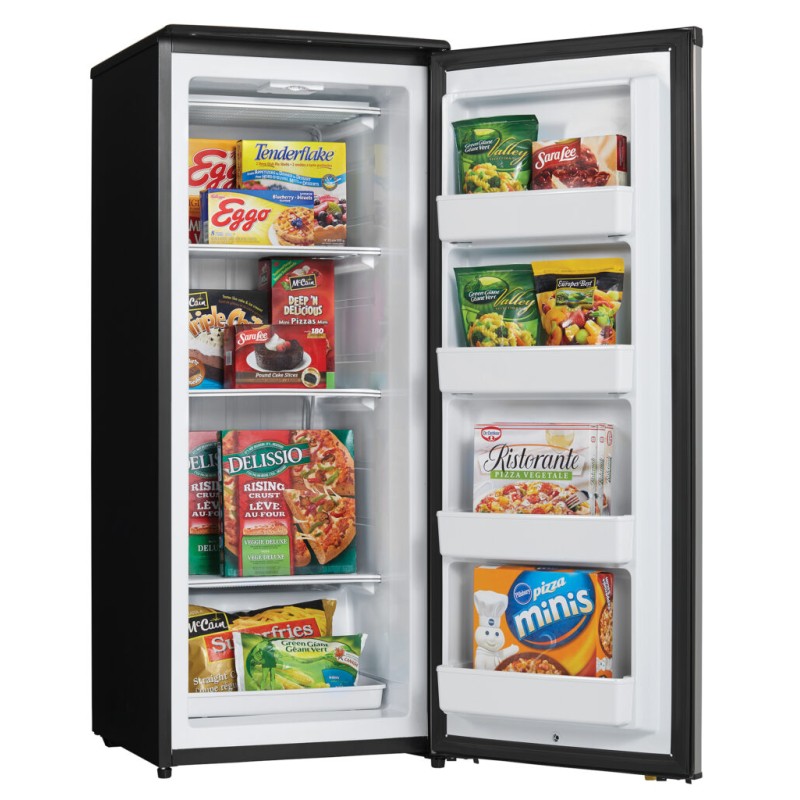 Danby Designer 8.5 cu. ft. Upright Freezer in Stainless Steel