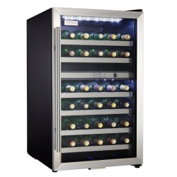Danby Designer 38 Bottle Free-Standing Wine Cooler in Black Stainless Steel