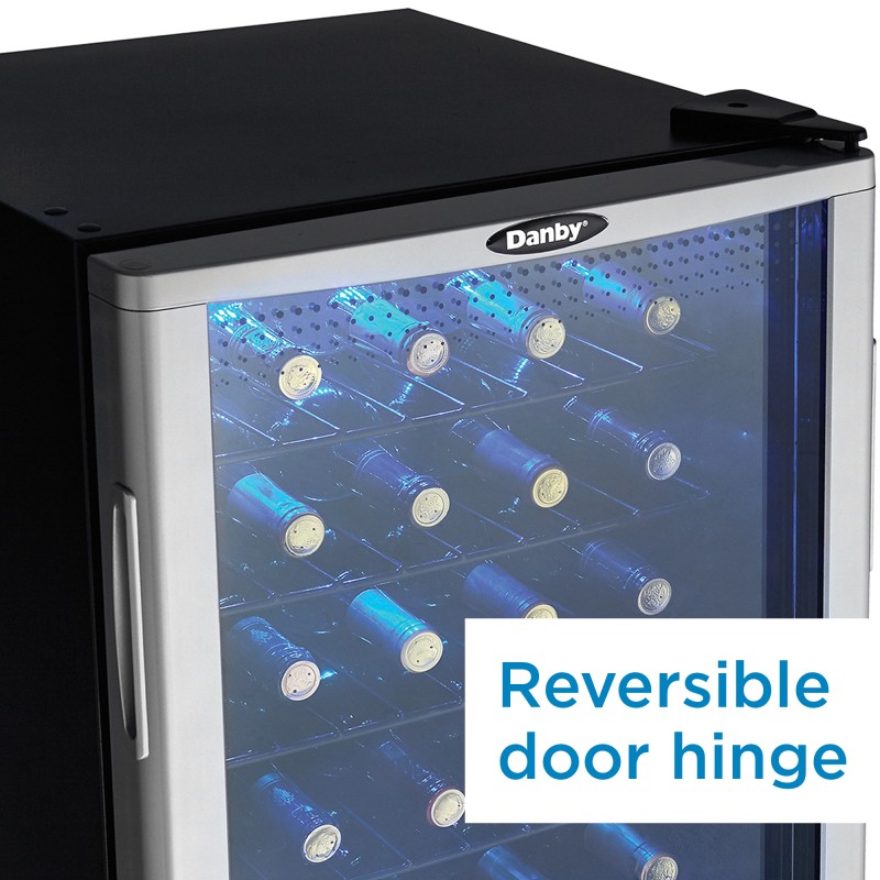 Danby 36 Bottle Free-Standing Wine Cooler in Platinum