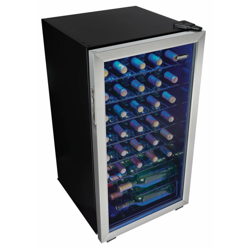 Danby 36 Bottle Free-Standing Wine Cooler in Stainless Steel