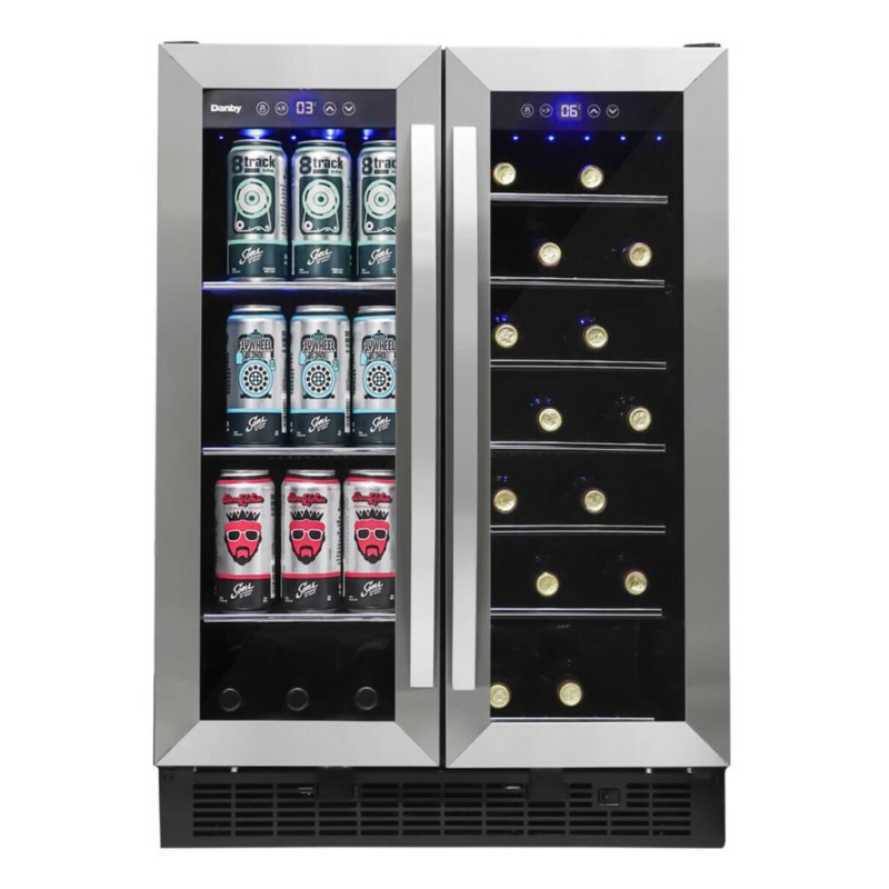 Danby 5.2 cu. ft. Built-in Beverage Center in Stainless Steel