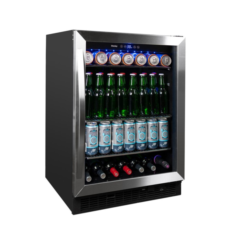 Danby 5.7 cu. ft. Built-in Beverage Center in Stainless Steel