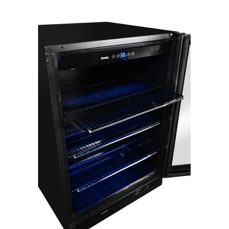 Danby 5.7 cu. ft. Built-in Beverage Center in Stainless Steel