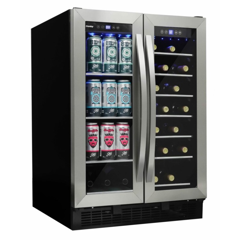 Danby 5.2 cu. ft. Built-in Beverage Center in Stainless Steel