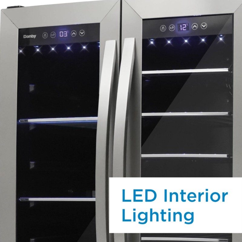 Danby 5.2 cu. ft. Built-in Beverage Center in Stainless Steel