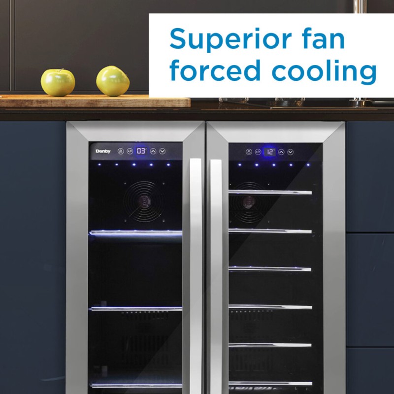 Danby 5.2 cu. ft. Built-in Beverage Center in Stainless Steel