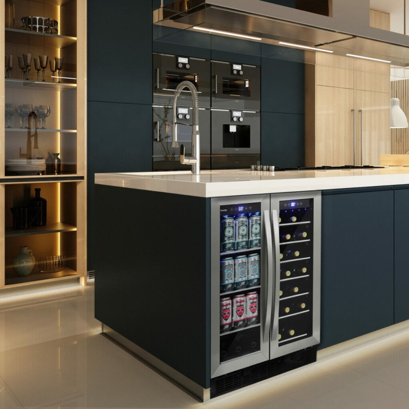 Danby 5.2 cu. ft. Built-in Beverage Center in Stainless Steel