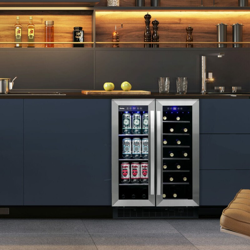 Danby 5.2 cu. ft. Built-in Beverage Center in Stainless Steel