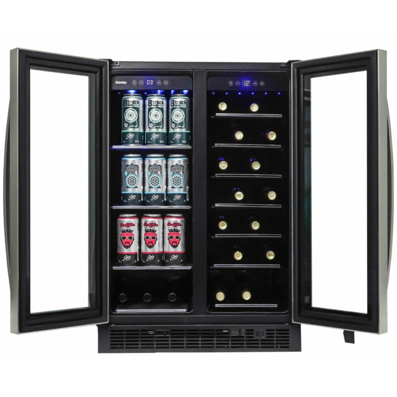 Danby 5.2 cu. ft. Built-in Beverage Center in Stainless Steel