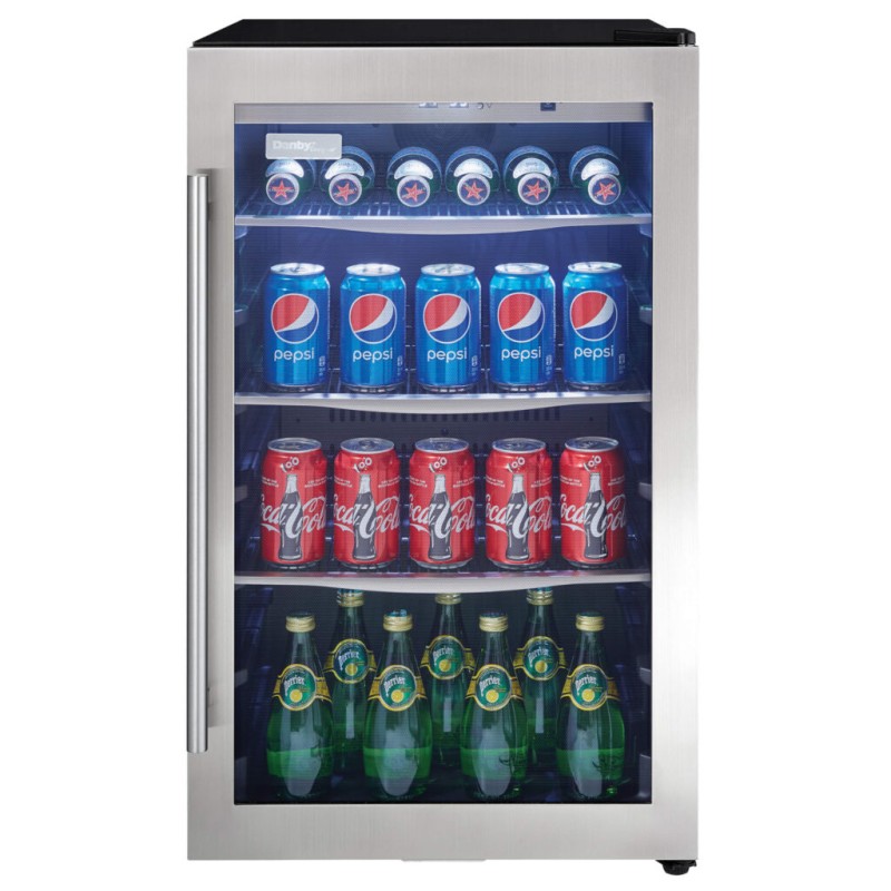Danby 5.2 cu. ft. Built-in Beverage Center in Stainless Steel
