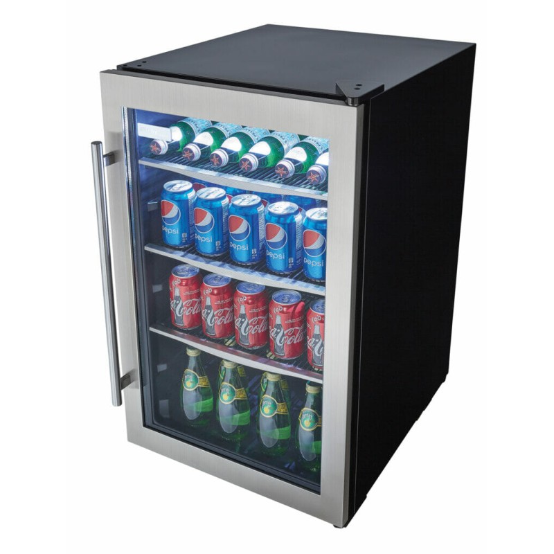 Danby 5.2 cu. ft. Built-in Beverage Center in Stainless Steel