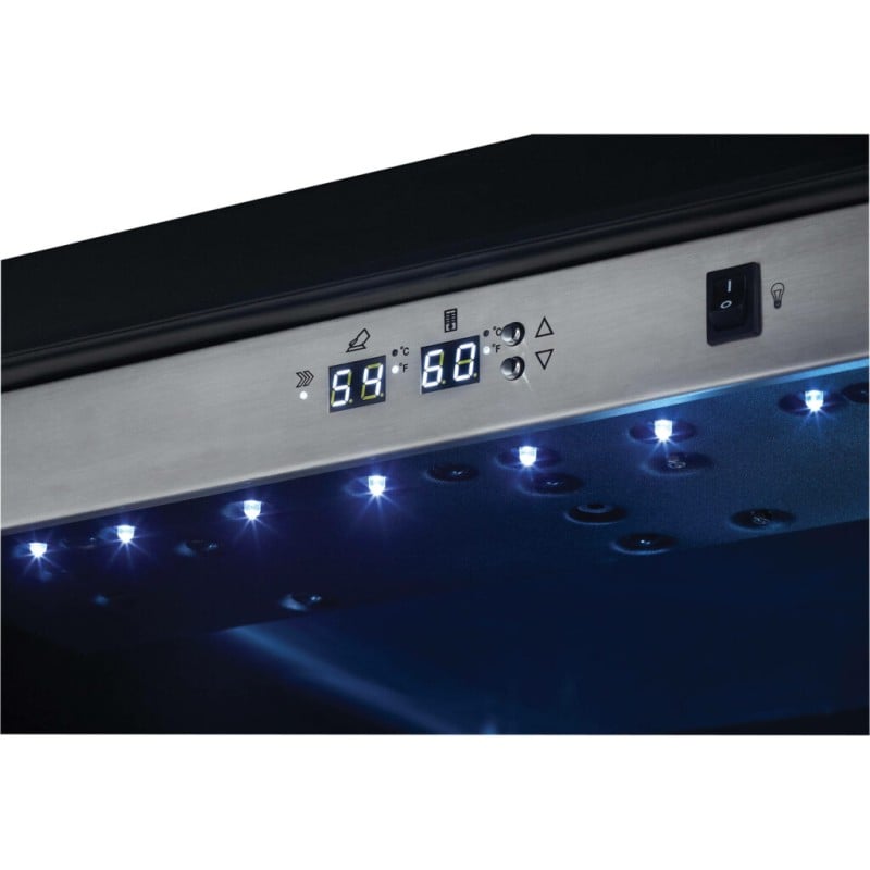 Danby 4.3 cu. ft. Free-Standing Beverage Center in Stainless Steel