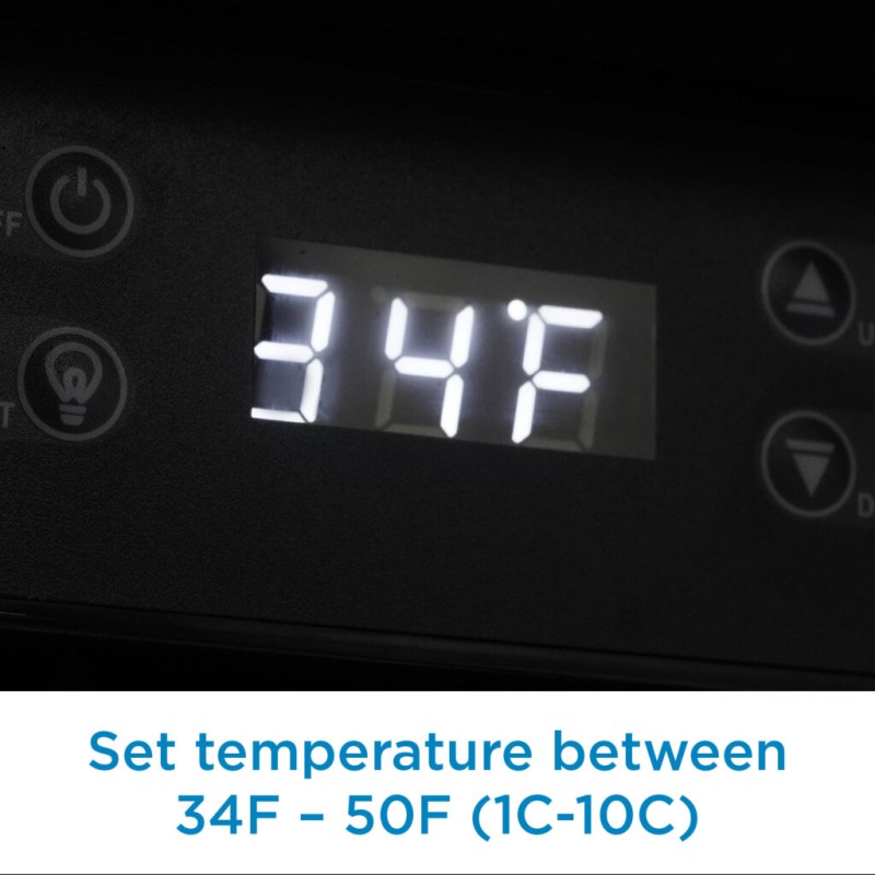 Danby 4.5 cu. ft. Free-Standing Beverage Center in Stainless Steel