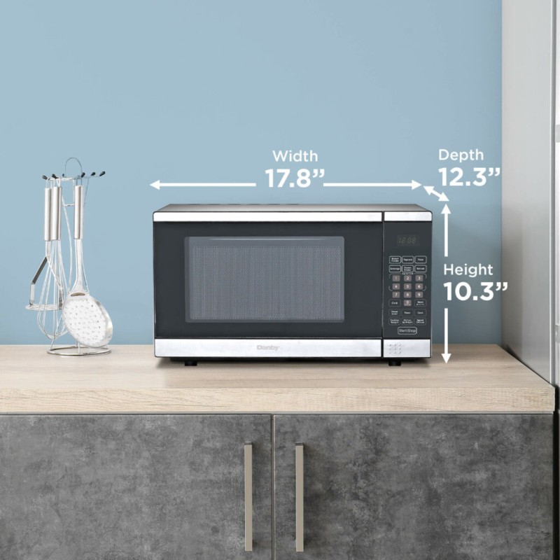 Danby 0.7 cu. ft. Space Saving Under the Cupboard Microwave
