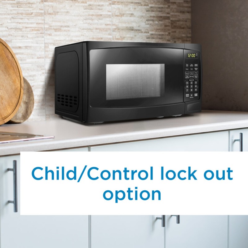 Danby 1.1 cu ft. Black Microwave with Convenience Cooking Controls