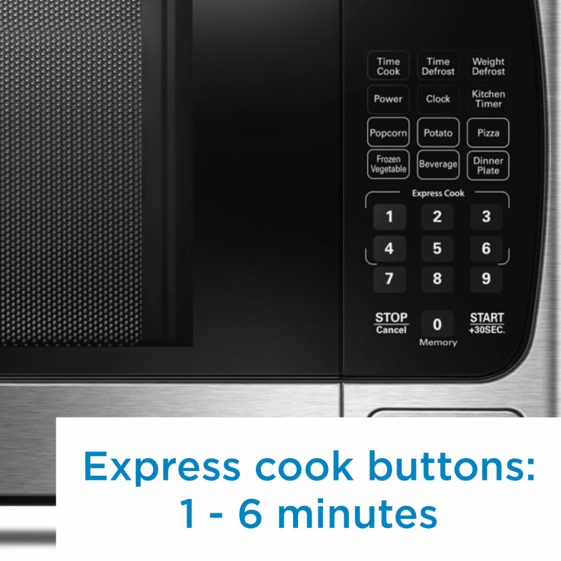 Danby 0.9 cu. ft. Countertop Microwave in Stainless Steel