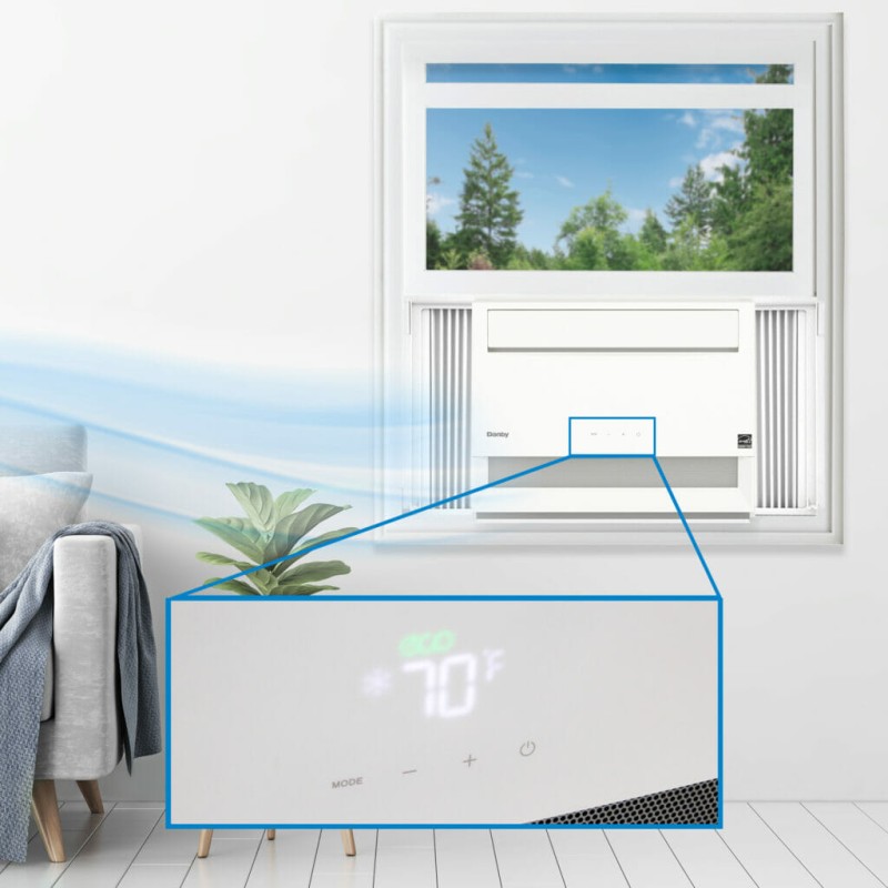 Danby 8000 BTU Window AC with Wireless Connect in White