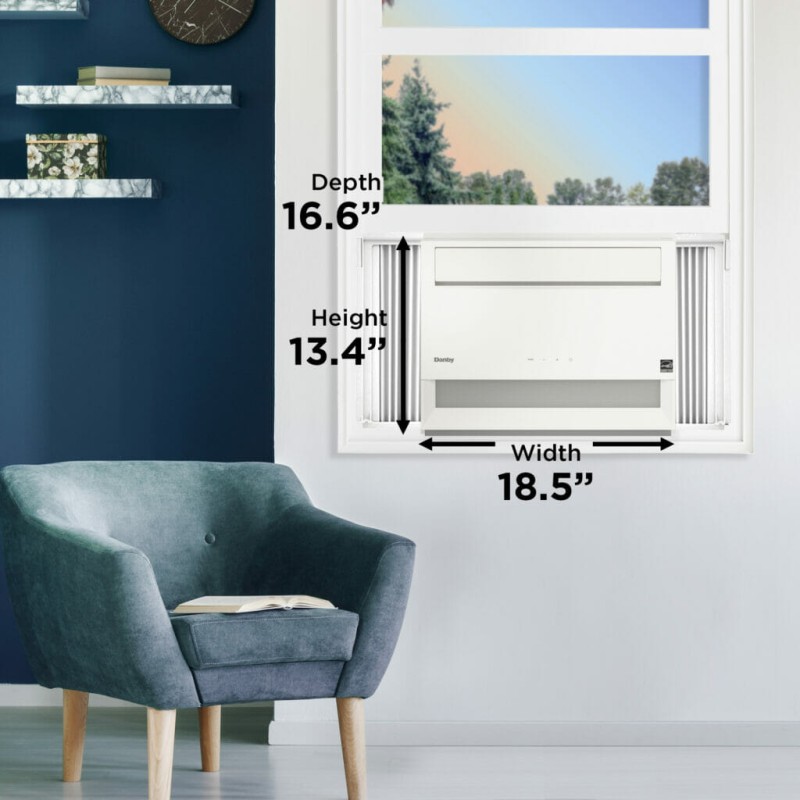 Danby 8000 BTU Window AC with Wireless Connect in White