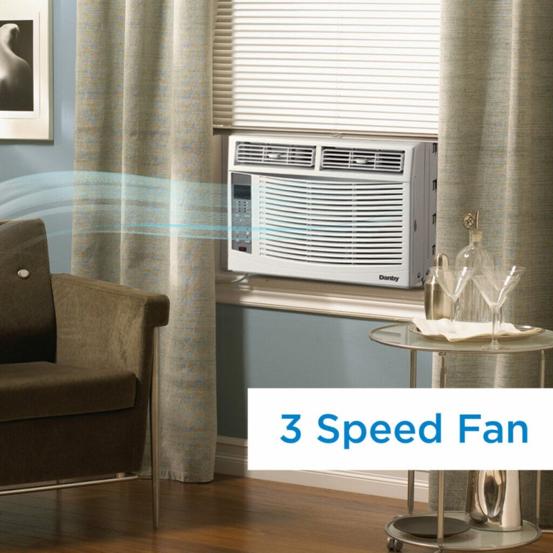 Danby 6,000 BTU Window AC in White