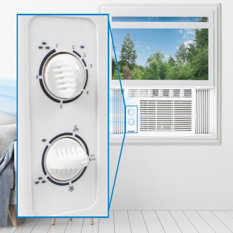 Danby 5,000 BTU Window AC in White