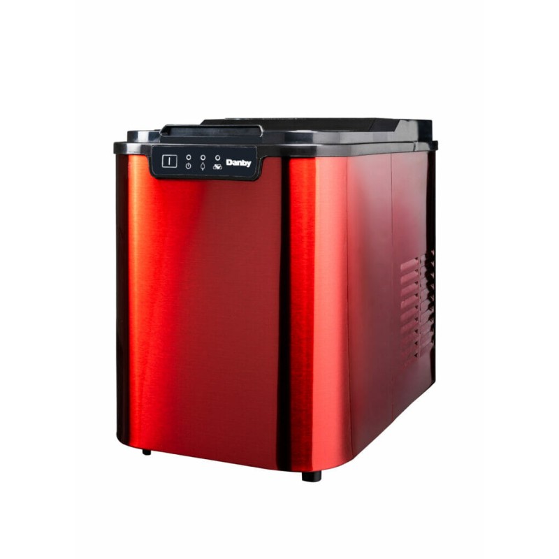 Danby 25 lbs. Countertop Ice Maker in Red