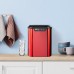 Danby 25 lbs Countertop Ice Maker – Red Stainless Steel with LED Controls