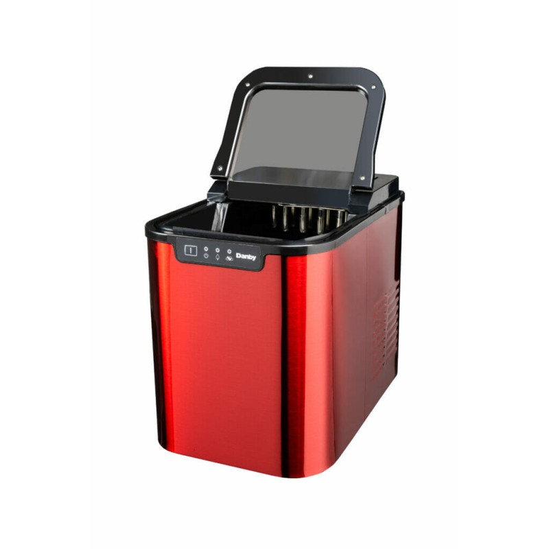 Danby 25 lbs. Countertop Ice Maker in Red