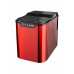 Danby 25 lbs Countertop Ice Maker – Red Stainless Steel with LED Controls