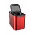 Danby 25 lbs Countertop Ice Maker – Red Stainless Steel with LED Controls