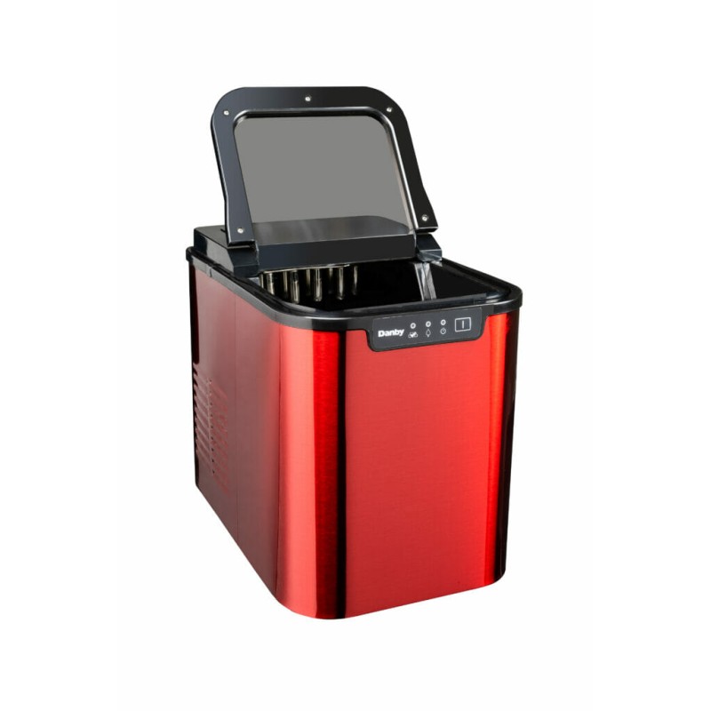 Danby 25 lbs. Countertop Ice Maker in Red