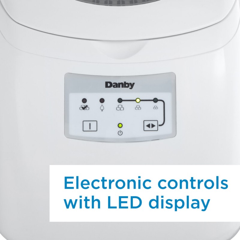 Danby 25 lbs. Countertop Ice Maker in White