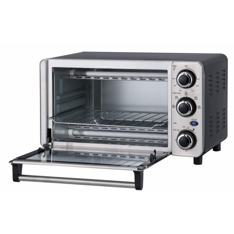 Danby 0.4 cu ft/12L 4 Slice Countertop Toaster Oven in Stainless Steel