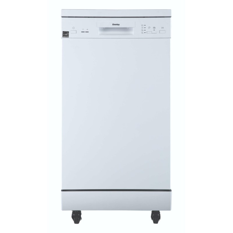 Danby 18 Wide Portable Dishwasher in White
