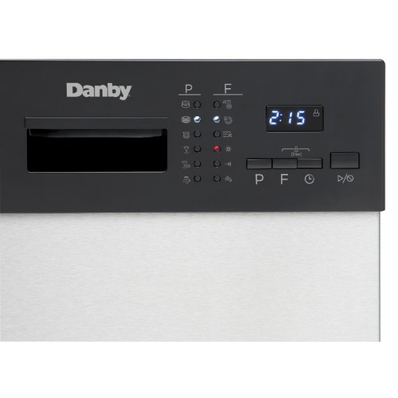 Danby 18 Wide Built-in Dishwasher in Stainless Steel