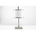 Double Table Lamp with USB & Outlets – White Gloss & Brushed Nickel | HLC02TT