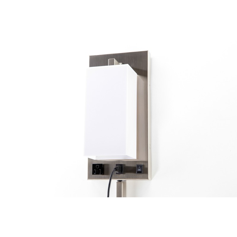 Single Wall Lamp with Acrylic Shade – Modern Wall Light