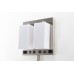 Double Wall Lamp with Acrylic Shade – Modern Hotel Wall Light Fixture (12" H x 12" W x 4.5" D)
