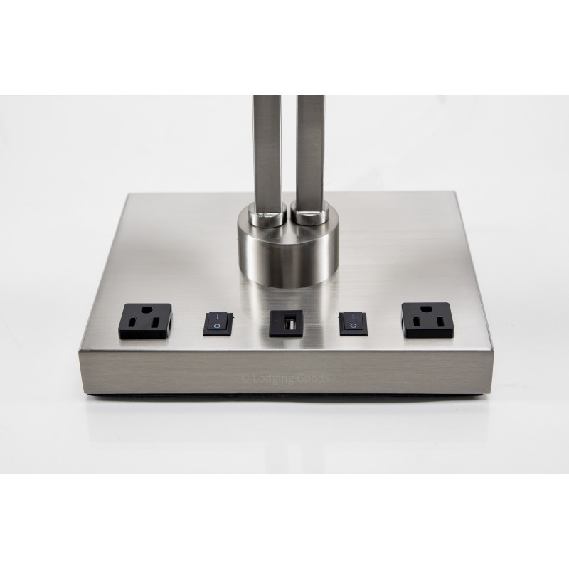 Double Desk Lamp with Acrylic Shade