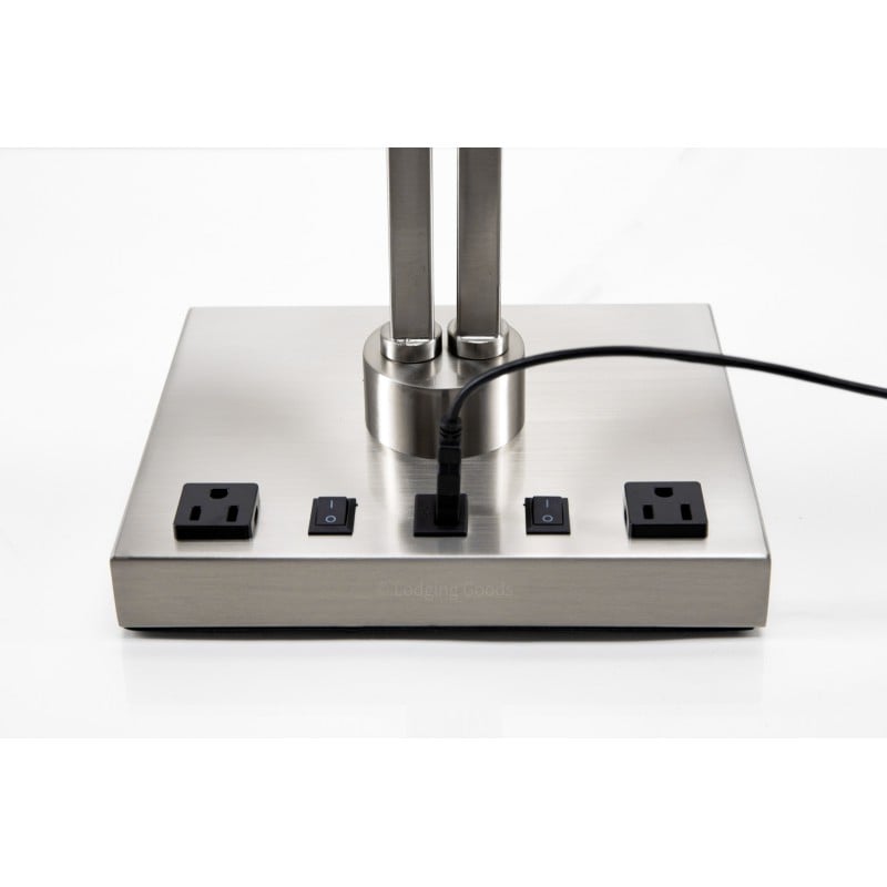 Double Desk Lamp with Acrylic Shade