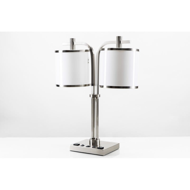 Double Desk Lamp with Acrylic Shade