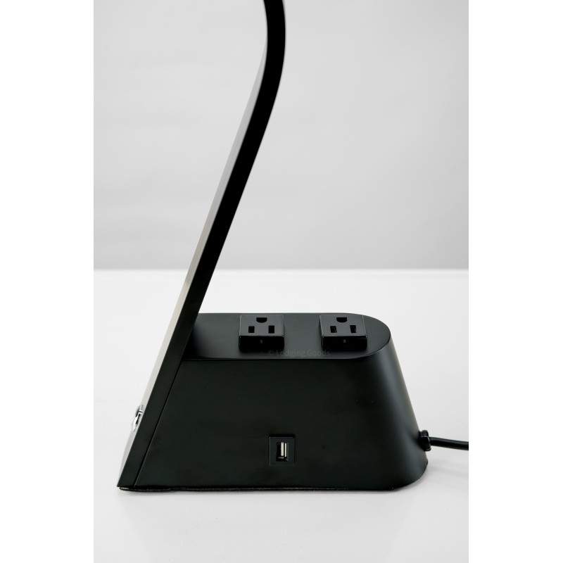 Modern LED Desk Lamp w/ USB & Outlets