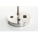 Single Table Lamp Brushed Nickel with Outlet | LOG10022