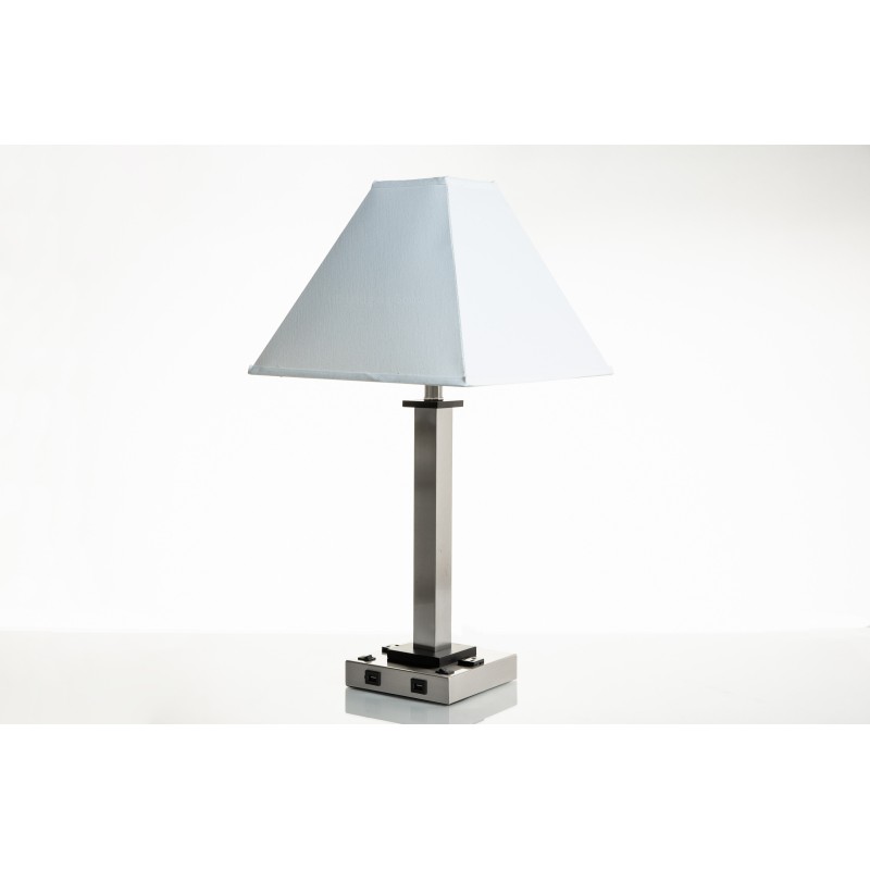Double Table Lamp with USB Port